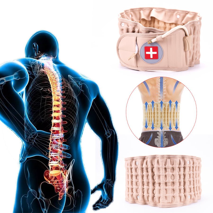 Back Decompression Belt Lumbar Support For Back Pain Relief Lumbar Disc Herniation Lumbar Traction Belt Lumbar Traction Device - Linions