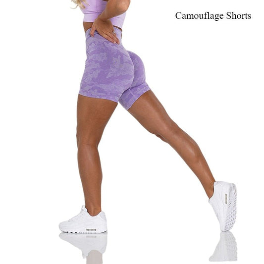Camo Seamless Shorts - Linions