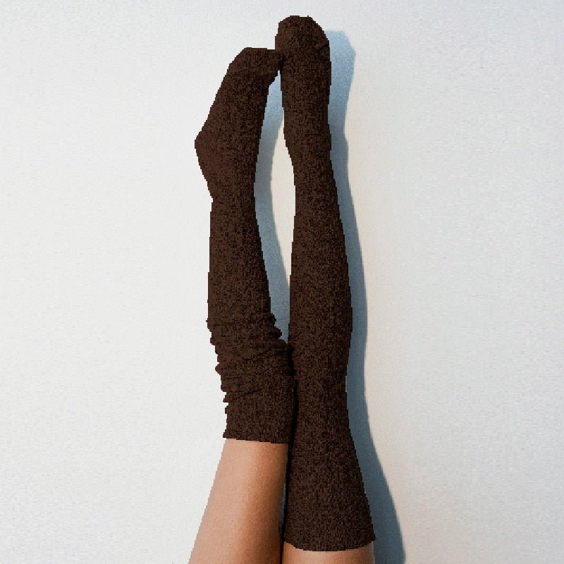 Comfy Over Knee Socks (Knitted) - Linions