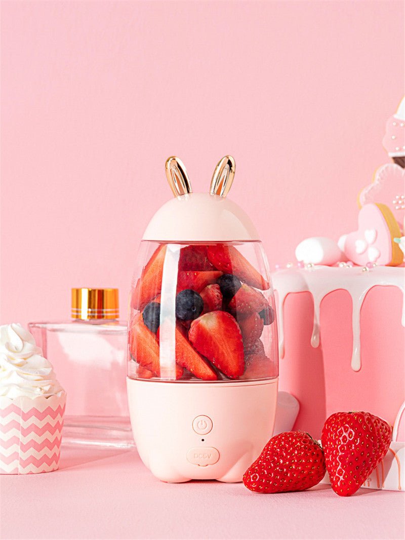 Cute Portable Blender Electric Juicer Home Office Student Juice Machine Multifunctional - Linions