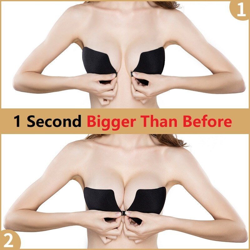 Silicone Invisible Adhesive Push Up Bra Pads Bust Nipple Cover Chest  Stickers