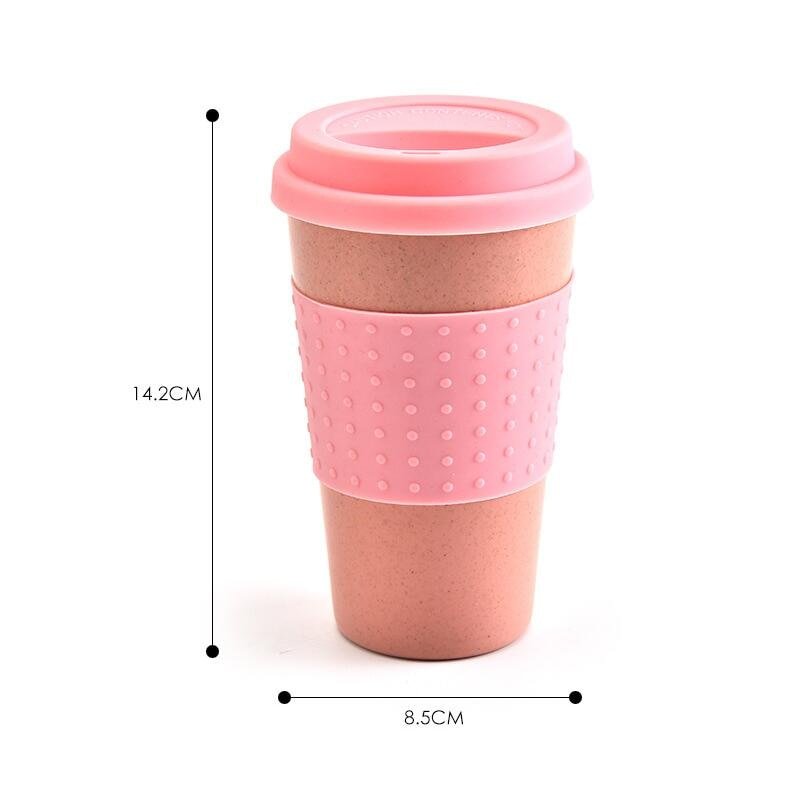 Wheat Straw Travel Coffee Mugs Cup With Lid - The Ultimate