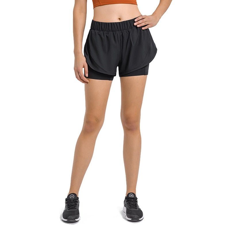 Fitness Shorts (Perfect for Running / with Inner Pocket) - Linions