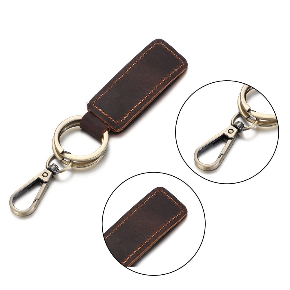 Key Rings For Car Keys Checked Leather Car Keys Accessories Multifunctional  Bag Pendants Wallet Decoration Alloy Horseshoe Lock - AliExpress
