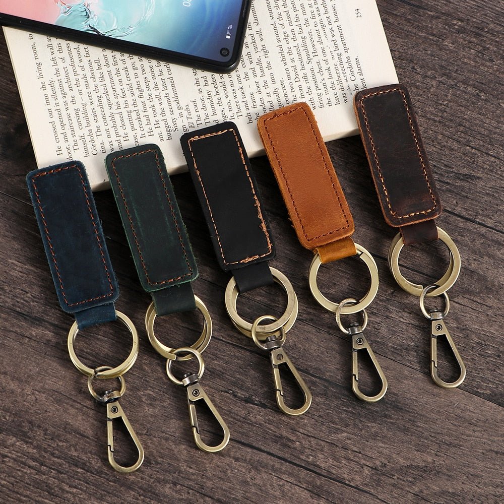 Fashion Car Key Holder Key Rings Key Chain Hand Woven Horseshoe Buckle  Keychain Car Keyring Gift Creative Auto Accessories