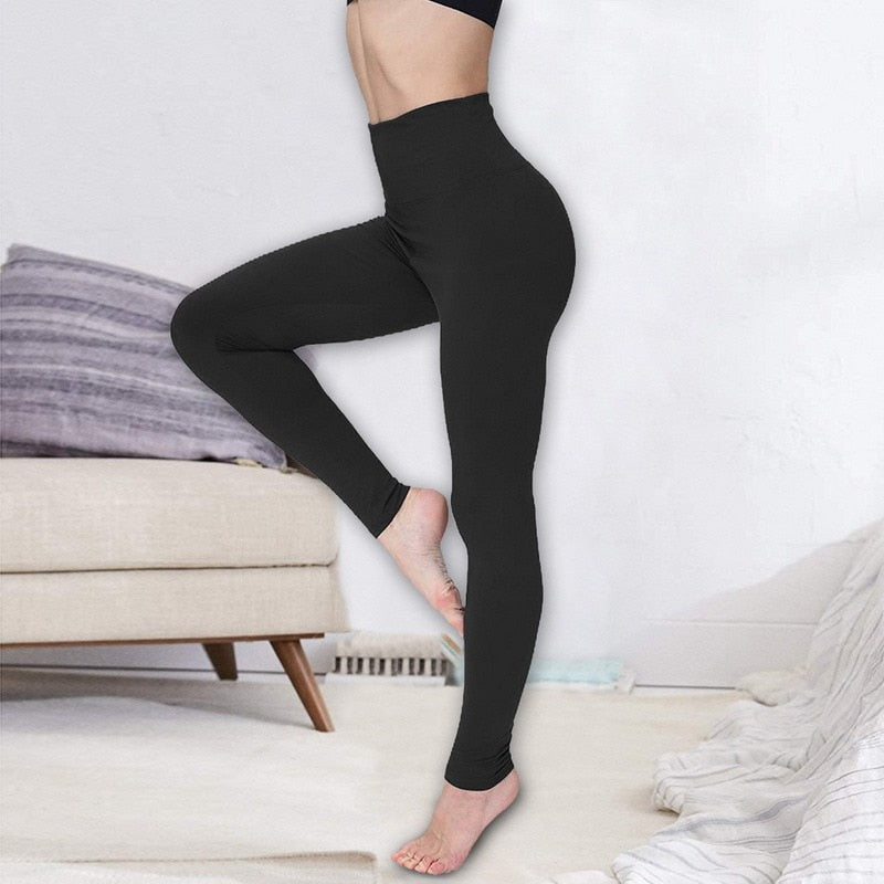 High Waist Gym Leggings (Push Up, with pockets)