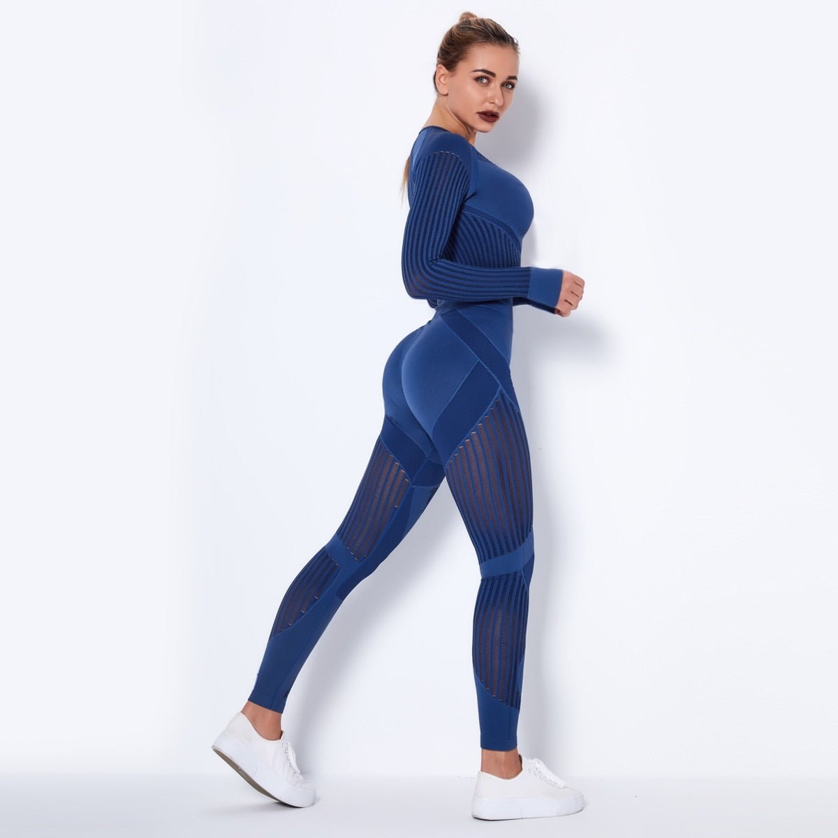 Yoga Sets - Yoga Set Female Sports Suit Women Sportswear Crop Top