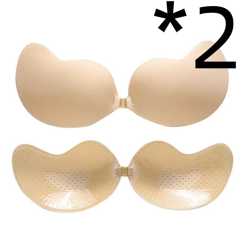 Invisible Push Up Bra Backless Strapless Bra Seamless Front Closure Bralette Underwear - Linions