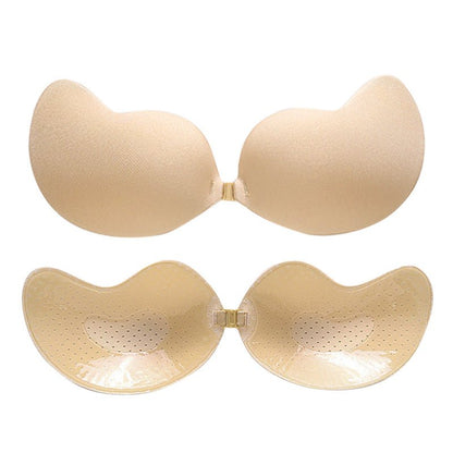 Invisible Push Up Bra Backless Strapless Bra Seamless Front Closure Bralette Underwear - Linions
