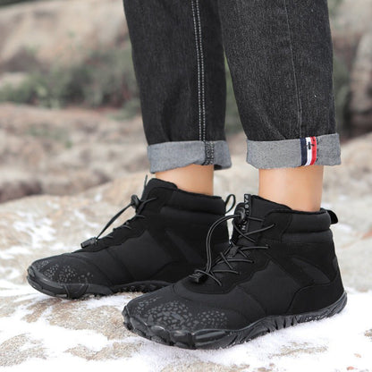 Luxe Winter Bliss: Plush Waterproof Cotton Boots by Linions - Linions