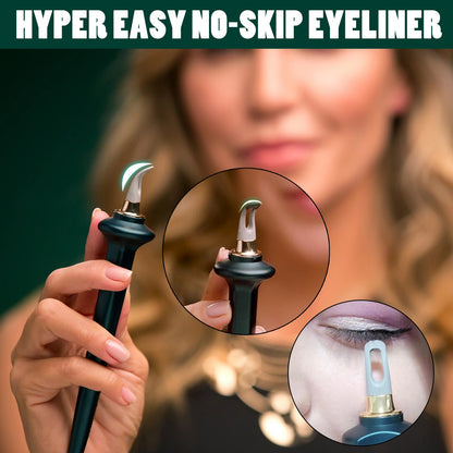 No-Skip Eyeliner Reusable Silicone Eyeliner Guide Tools Eyeliner Gel Pencil Set - Linions