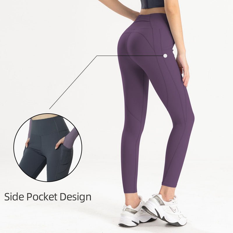 lystmrge Womens Yoga Pants Petite with Pockets Long Yoga Pants
