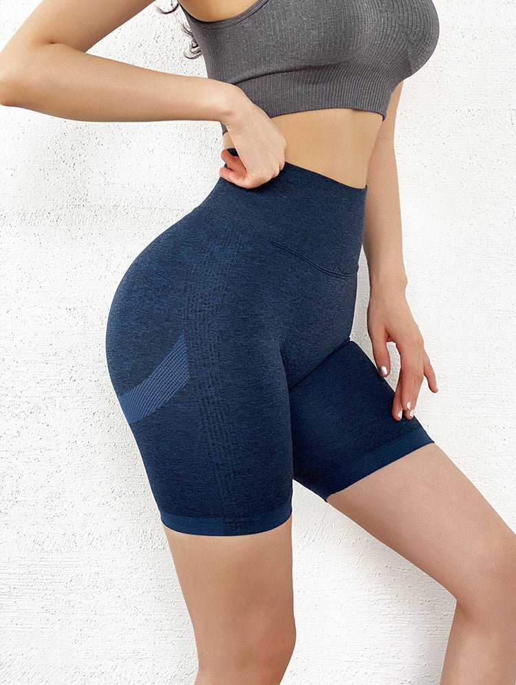 KE Lace-up high-waist sexy sports shorts female hips tight-fitting stretch  running yoga fitness hot pants pocket shorts - AliExpress