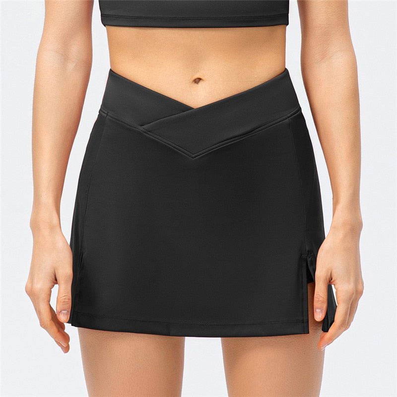 Side-Fork Skorts (High Waist, Quick dry) - Linions
