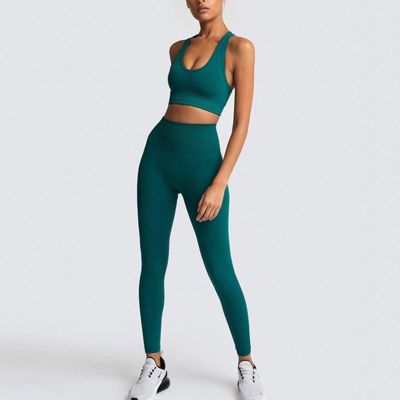 Two Piece Set Women Sportswear Workout Clothes for Women Sport Sets Su –  Linions