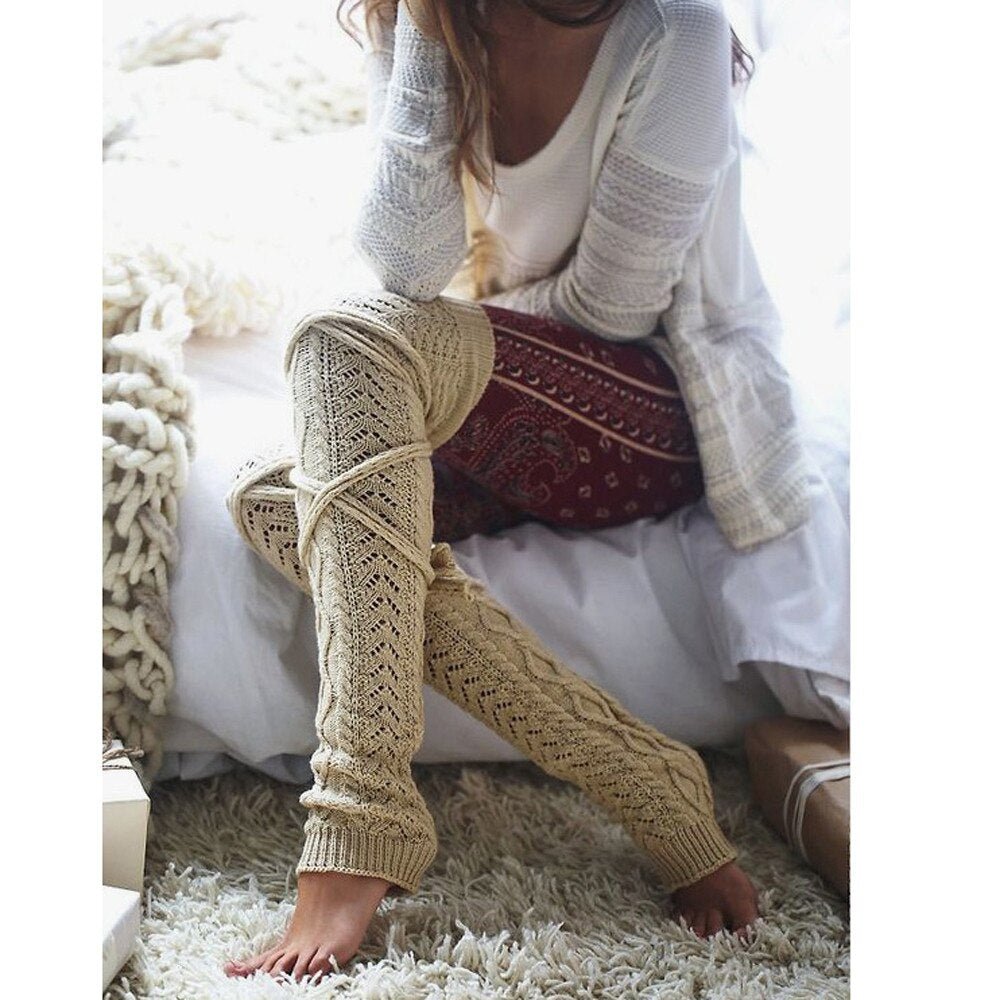 Winter Leg Warmers (Thigh High Over the Knee Socks) - Linions
