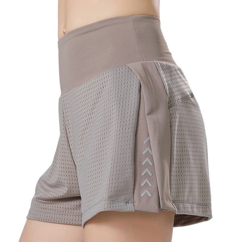 Women Tennis Shorts (High Waist, Breathable, Side Fork) - Linions