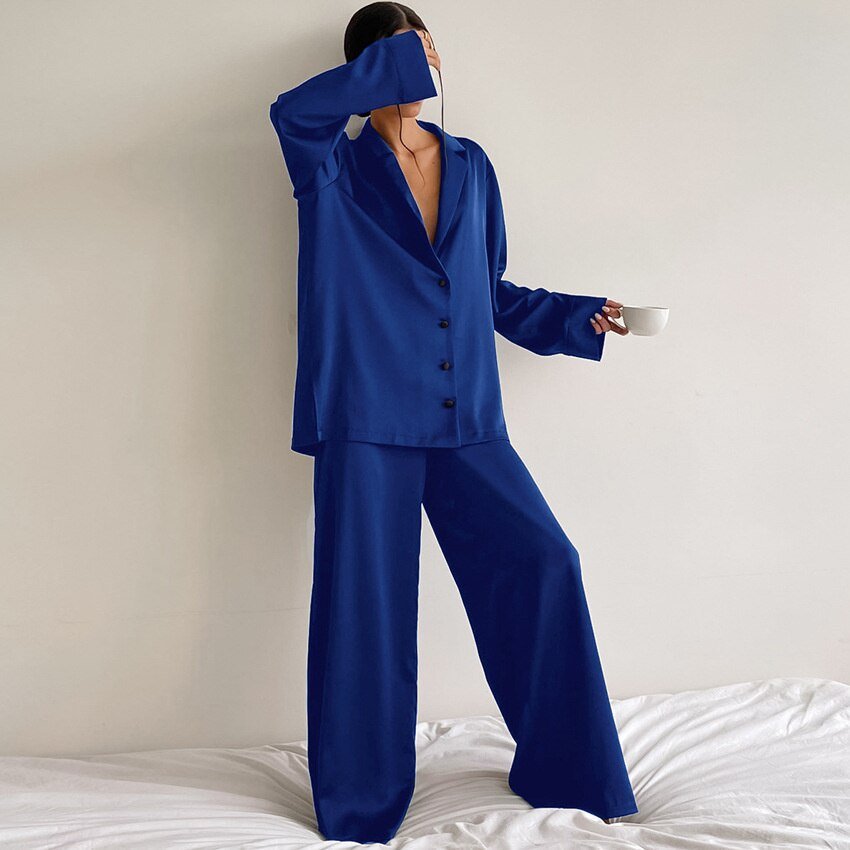 Shoppy Charms' Women Summer Sexy Sleepwear Pajamas Set Solid